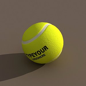 tennis ball 3d max