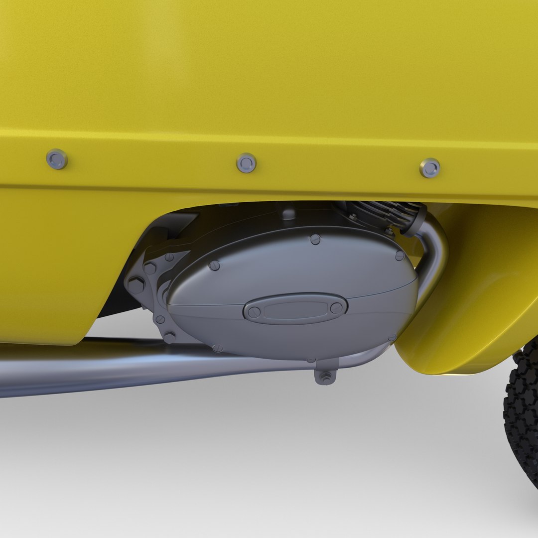 3D Peel P50 Yellow with interior and chassis - TurboSquid 1784315