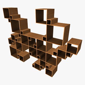Random Square Shelfing