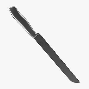 bread kitchen knife 3D