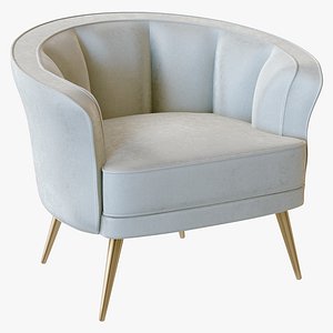 3D An Armchair in a Modern Style model