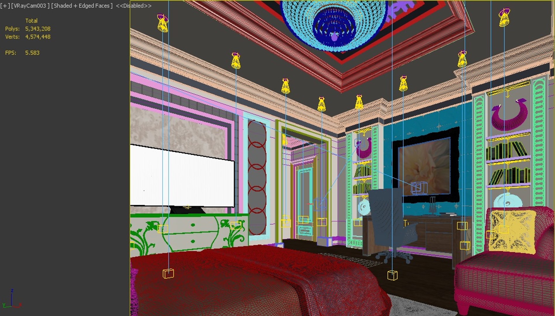 Interior Design Bedroom 3d Max
