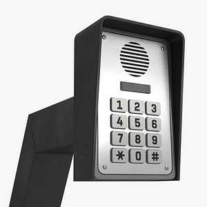 3D keypad gate opener