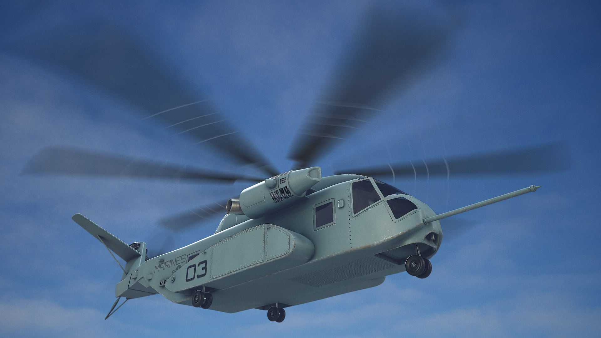 realistic helicopter ch-53k 3D https://p.turbosquid.com/ts-thumb/P9/wGDrL4/dxY4UuLs/screenshot037/png/1580930625/1920x1080/fit_q87/42ed1db540379e20efeded17291a456c48528d47/screenshot037.jpg