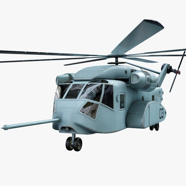 realistic helicopter ch-53k 3D