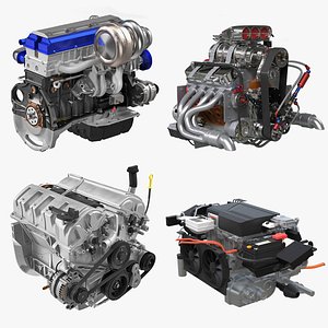 3D car engines