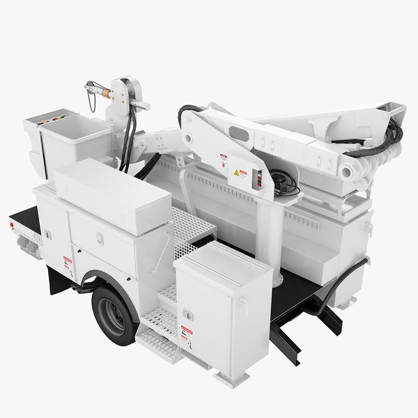 Articulating Bucket Truck Back Part 01 3D TurboSquid 2002484