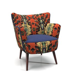 Velvet Tanya Petite Accent Chair PBR