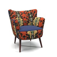 Velvet Tanya Petite Accent Chair PBR