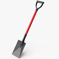 Red Spade Shovel