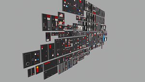 wars imperial panels pack 3D