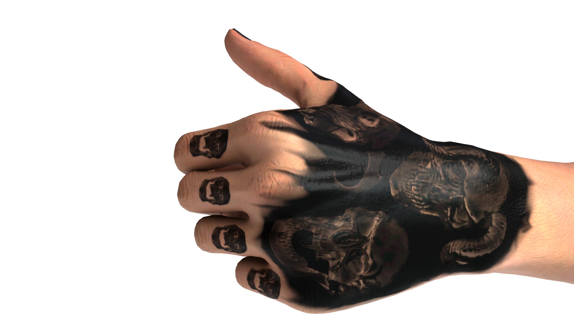 Rigged Hands High Quality With 10 Ready Poses 3D Model - TurboSquid 2491603