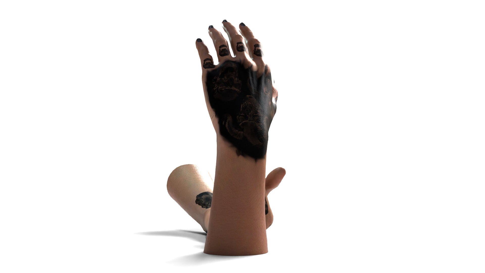 Rigged Hands High Quality With 10 Ready Poses 3D Model - TurboSquid 2491603