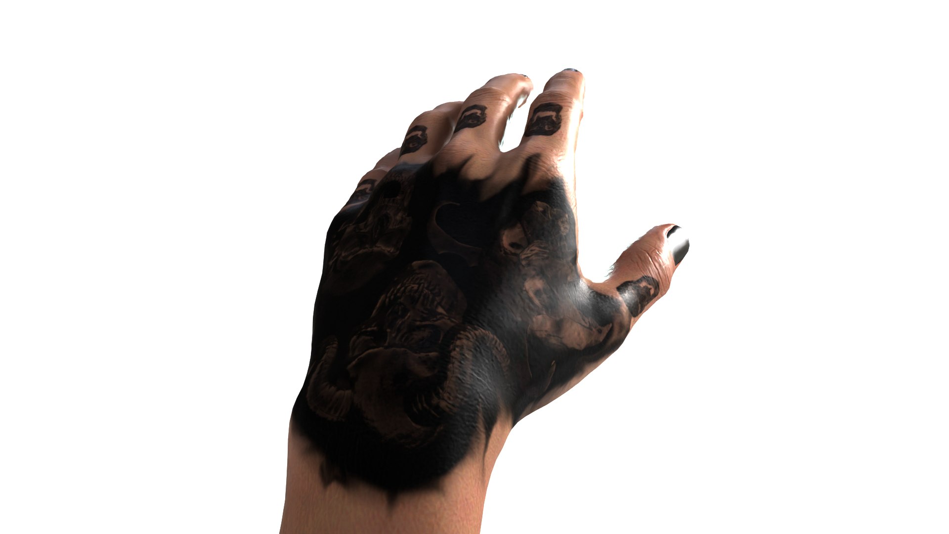 Rigged Hands High Quality With 10 Ready Poses 3D Model - TurboSquid 2491603