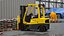3D Toyota Core Electric Forklift Rigged for Maya