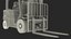 3D Toyota Core Electric Forklift Rigged for Maya