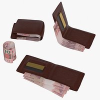 Brazil 10 Reais Wallet Money Purse