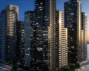 City Block Type A37 3D model