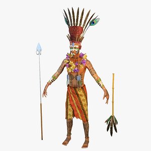 3d model witch doctor