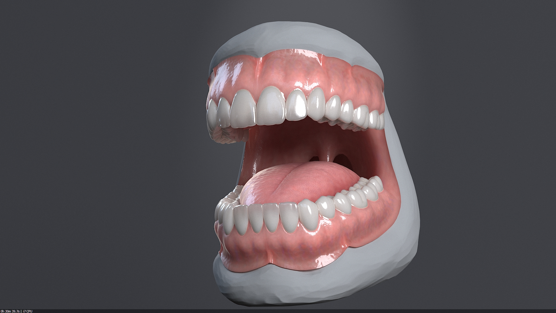 Teeth with Head 3D model https://p.turbosquid.com/ts-thumb/PA/H9ysL1/5p/mouth360/jpg/1739263805/1920x1080/turn_fit_q99/6d80b16d9297148258aa3c0adec7260bd112c010/mouth360-1.jpg