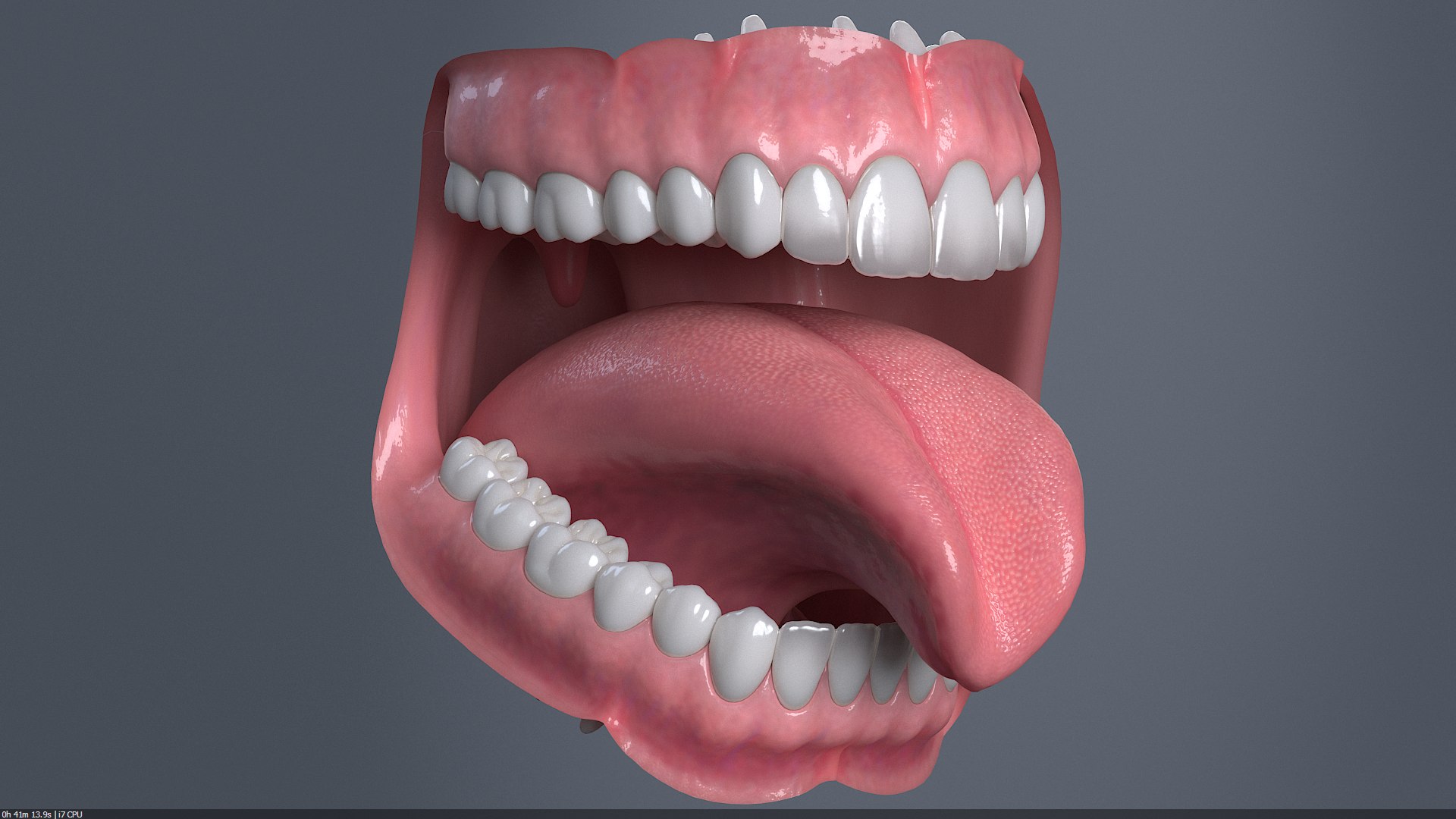 Teeth With Head 3D Model - TurboSquid 2345191