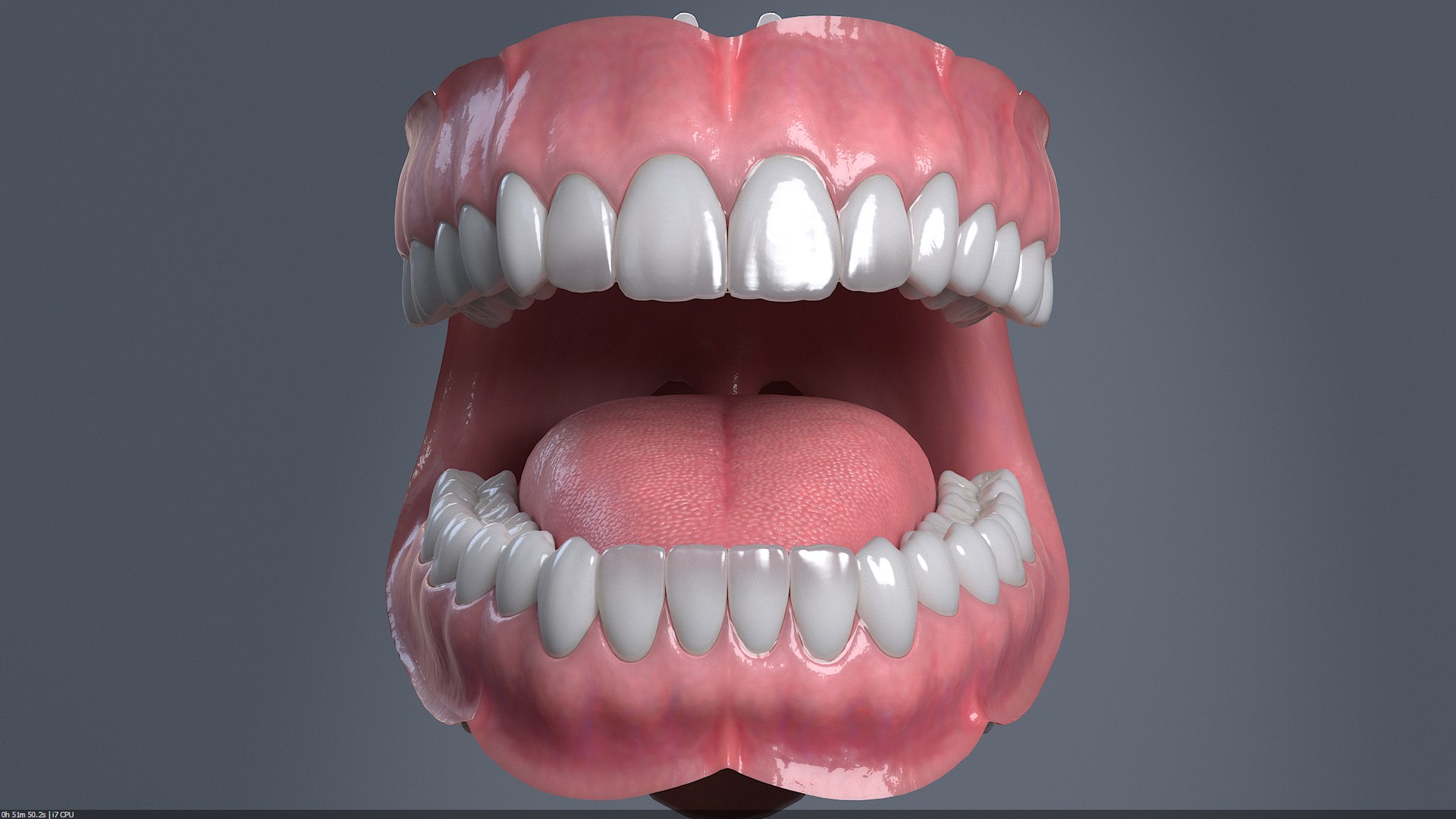 Teeth With Head 3D Model - TurboSquid 2345191