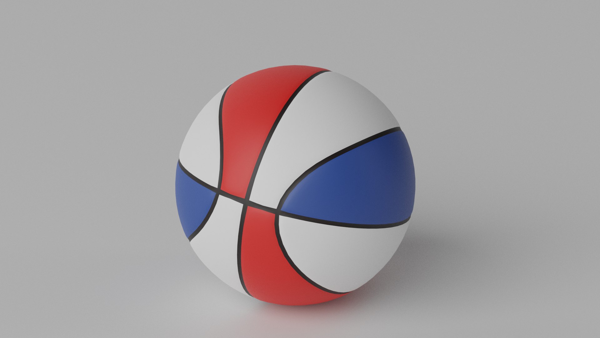 3D Tricolor Basketball Ball - TurboSquid 1831980