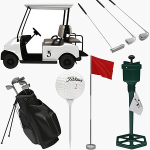 golf equipment 3D