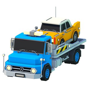 Cartoon PICKUP CAR 06 model