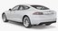 Tesla Model S 60D 2017 Rigged 3D Model
