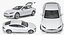 Tesla Model S 60D 2017 Rigged 3D Model