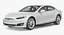 Tesla Model S 60D 2017 Rigged 3D Model