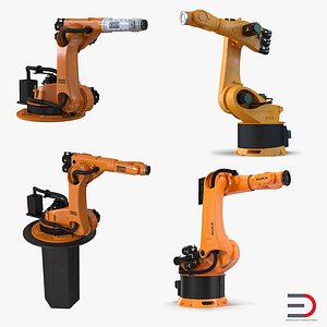 kuka robots 4 3d c4d