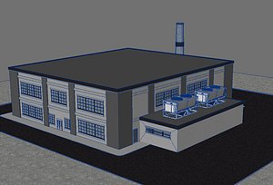 3d power plant model