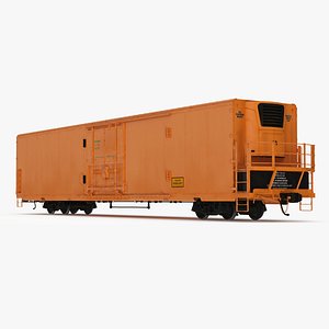 3D Refrigerated Rail Car model