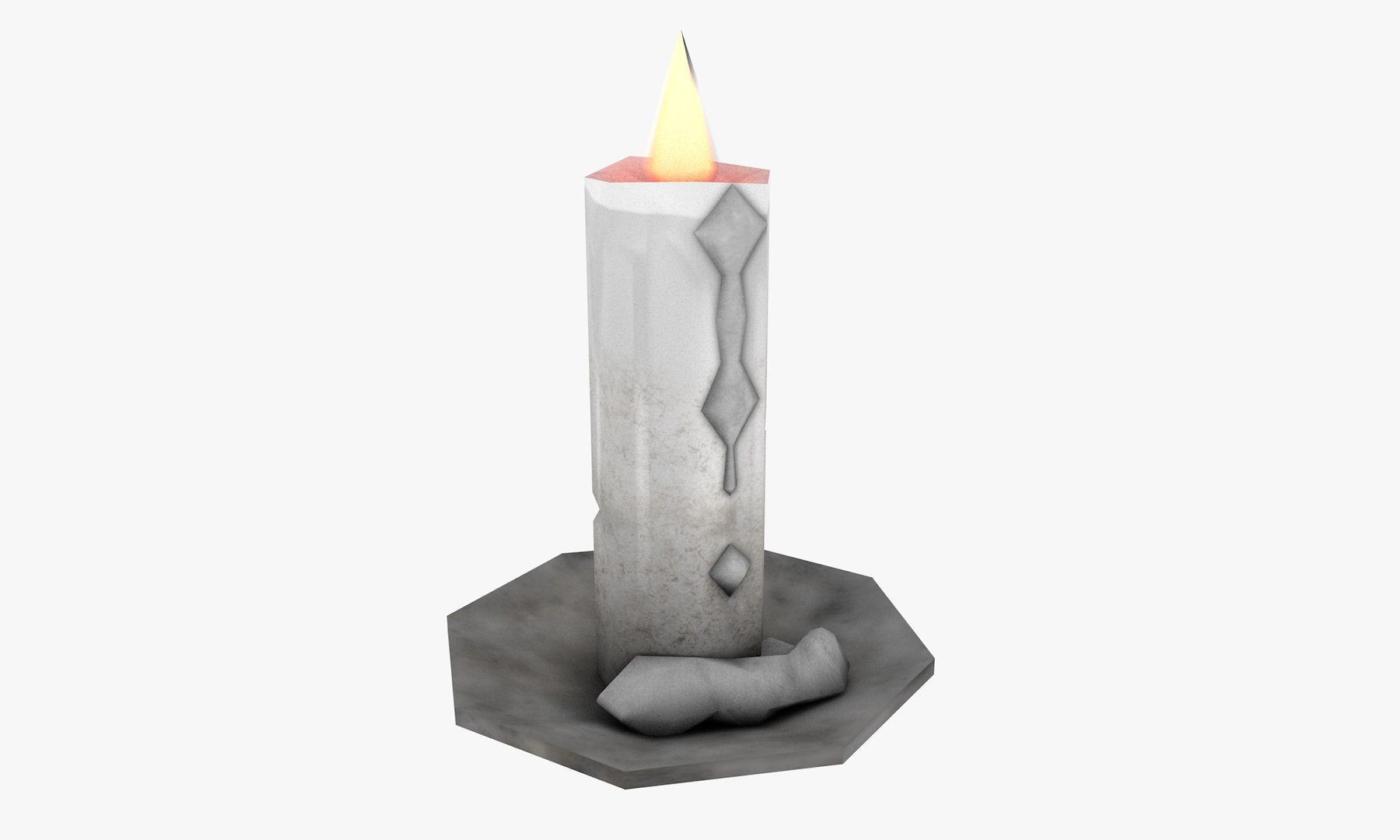 3D candle - TurboSquid 1154508