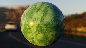 Procedural Aqua Marble Material 3D model