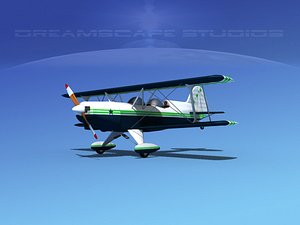 acro sport seat plane 3d 3ds