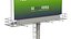 Unipole Billboards - Single and Double Panel Set