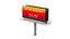 Unipole Billboards - Single and Double Panel Set