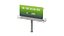 Unipole Billboards - Single and Double Panel Set