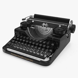 antique typewriter model