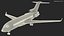 Boeing 727 100 generico privato mantenuto in un hangar attrezzato