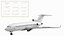 Boeing 727 100 generico privato mantenuto in un hangar attrezzato
