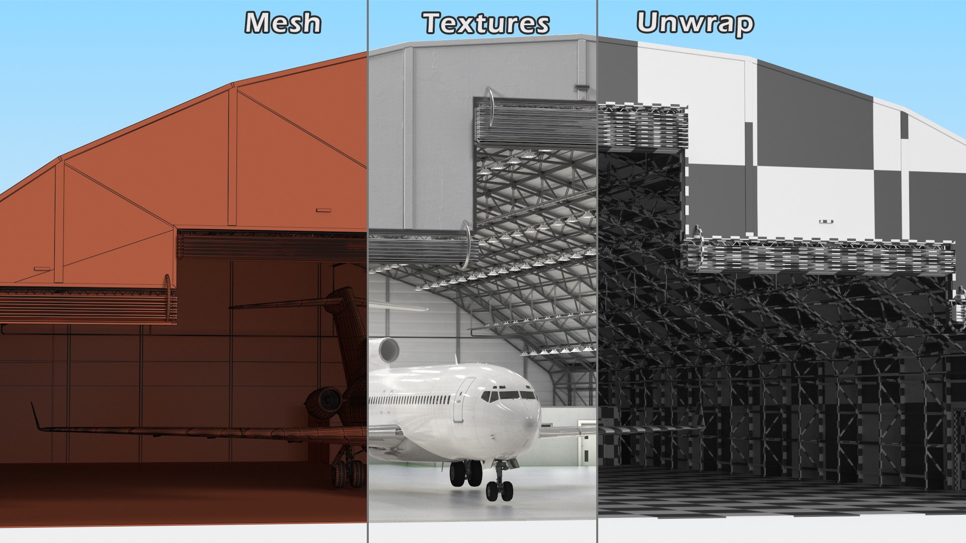 Boeing 727 100 Private Generic Maintained In Aircraft Hangar Rigged 3D model https://p.turbosquid.com/ts-thumb/PA/W2GcYb/tH/boeing727100privategenericmaintainedinaircrafthangarriggedmb3dmodel019/jpg/1651255808/1920x1080/fit_q87/fbc2c0a3e9ef5ad6d3b355b858c0a998d6b3a830/boeing727100privategenericmaintainedinaircrafthangarriggedmb3dmodel019.jpg
