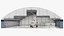 Boeing 727 100 generico privato mantenuto in un hangar attrezzato