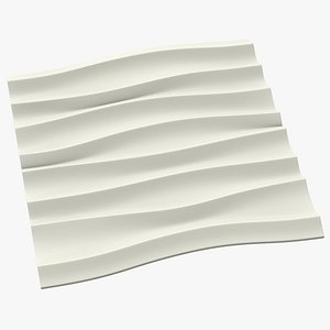 Decorative Wave Panel 3D