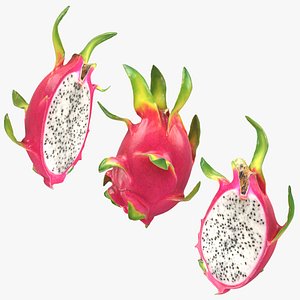 3D Dragon Fruit Color 2 Collection