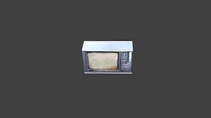 Vintage 1980s Wood Grain CRT Television - Low Poly PBR