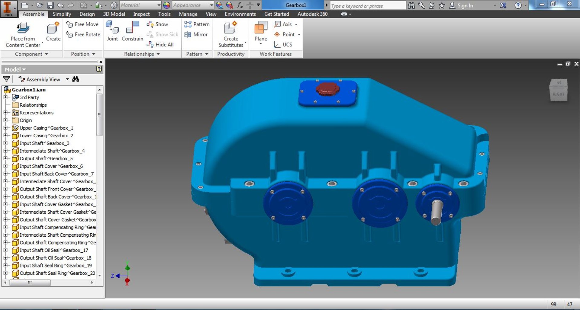 3D reducer gearbox - TurboSquid 1305491